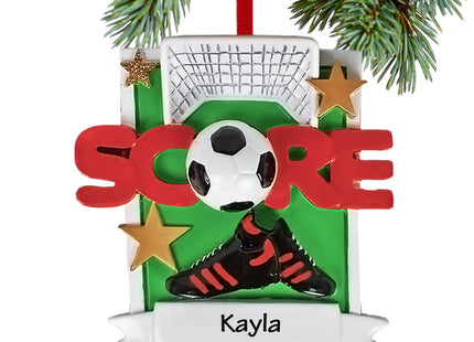Personalized Soccer Ornament