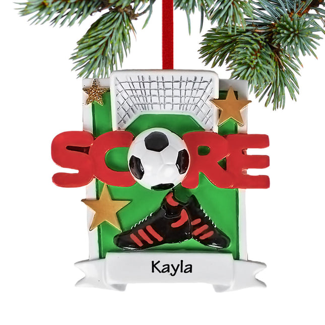 Personalized Soccer Ornament