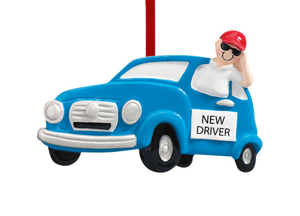 New Driver Boy or Girl Personalized Ornament