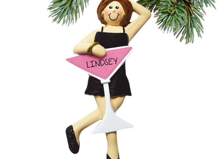 decorative personalized girls night out - single christmas ornament – Christmas ornament, holiday tree decoration or gift