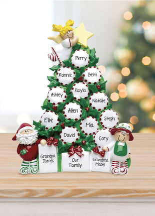 Peppermint Tree Up To 15 Table Decoration Ornament  by RUDOLPH AND ME Ornament