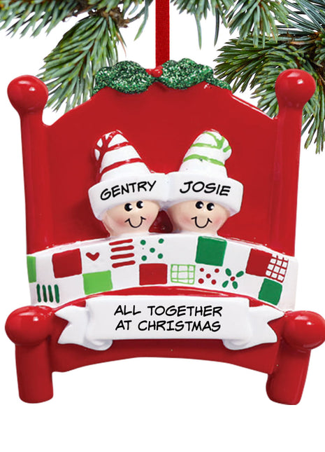 Bed Family 2 Ornament  by RUDOLPH AND ME Ornament