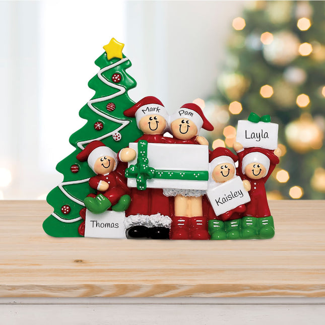 personalized personalized christmas morning 5 christmas ornament – Christmas ornament, holiday tree decoration or gift