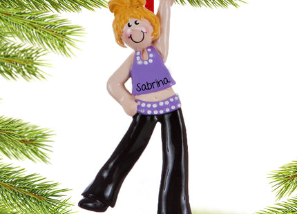 custom personalized jazz or hip hop dancer christmas ornament – Christmas ornament, holiday tree decoration or gift