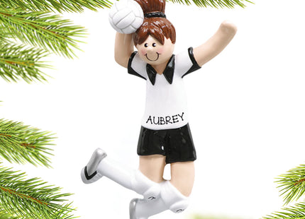 personalized personalized volleyball girl spiking the ball christmas ornament – Christmas ornament, holiday tree decoration o