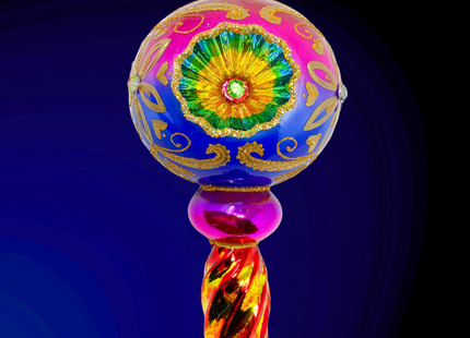 Radiant Riches Polish Glass Ornament