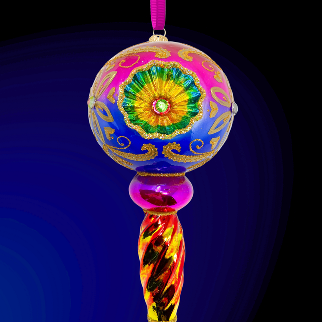 Radiant Riches Polish Glass Ornament