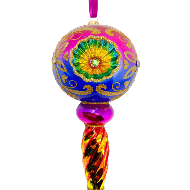 Radiant Riches Polish Glass Ornament