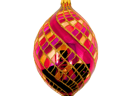 Red Hot Jackpot Spinner Glass Ornament