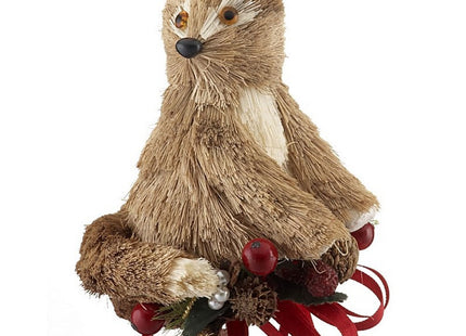 keepsake handmade woodland fox christmas ornament – Christmas ornament, holiday tree decoration or gift