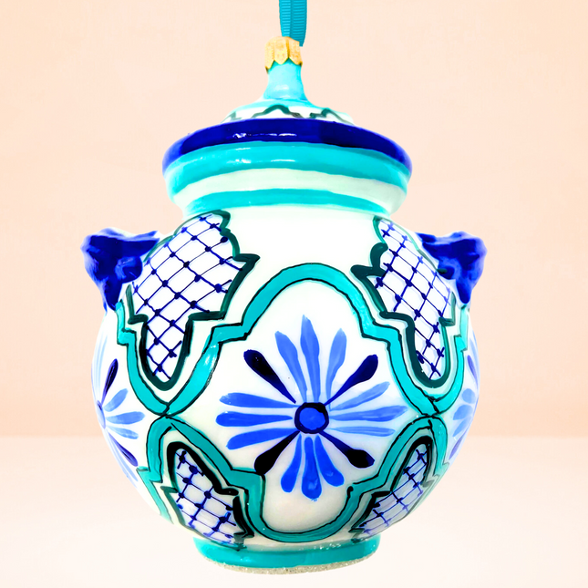Ricci Cookie Jar Polish Glass Ornament