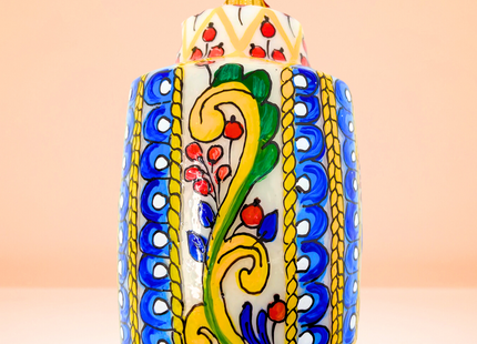 Romano Cookie Jar Polish Glass Ornament