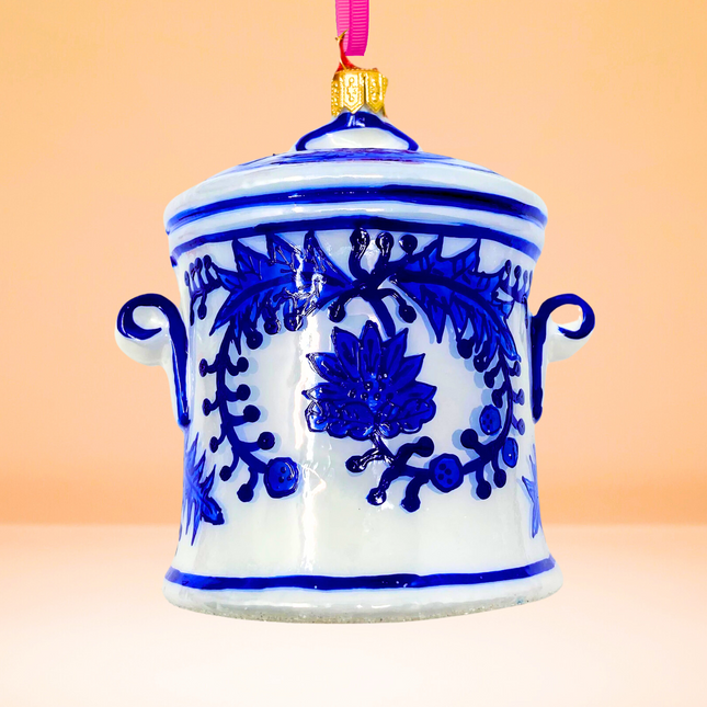 Rossi Cookie Jar Polish Glass Ornament