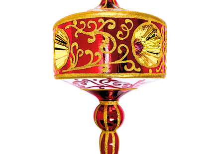 Rosso Reale Polish Glass Ornament