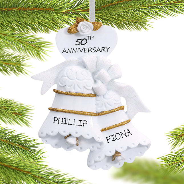 50th Anniversary Bells Ornament