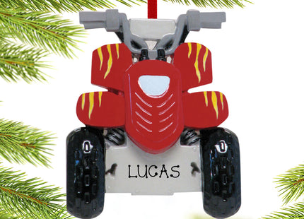 keepsake personalized all terrain vehicle christmas ornament – Christmas ornament, holiday tree decoration or gift