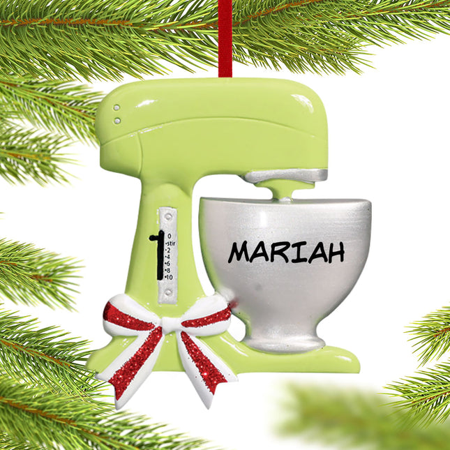 custom personalized kitchen standing mixer christmas ornament – Christmas ornament, holiday tree decoration or gift
