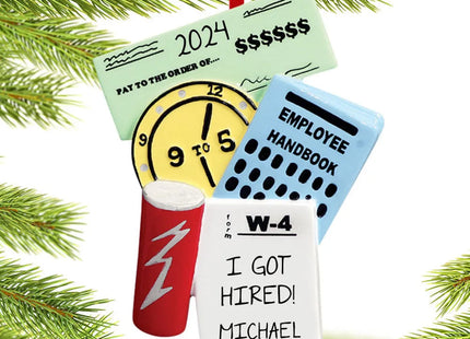 New Job Personalized Ornament