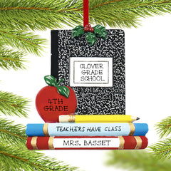 custom personalized teachers have class christmas ornament – Christmas ornament, holiday tree decoration or gift
