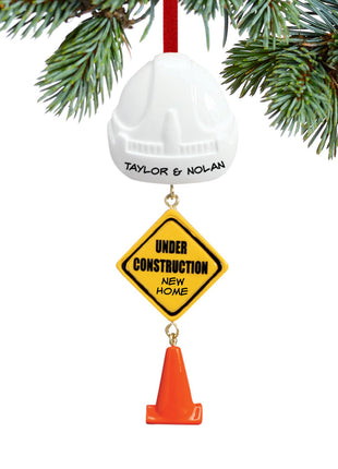 Under Construction Ornament  by RUDOLPH AND ME Ornament