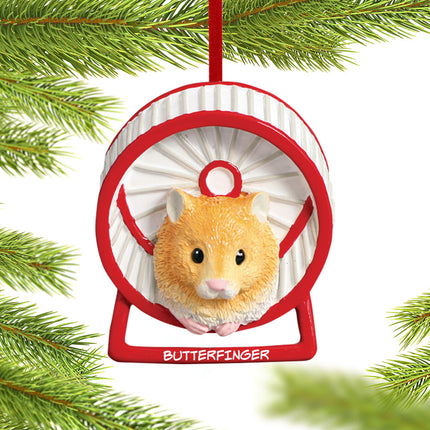 personalized personalized hamster christmas ornament – Christmas ornament, holiday tree decoration or gift