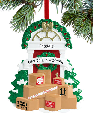 Online Shopper Ornament  by RUDOLPH AND ME Ornament