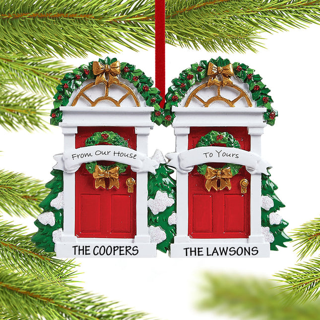 keepsake personalized from our house to yours christmas ornament – Christmas ornament, holiday tree decoration or gift