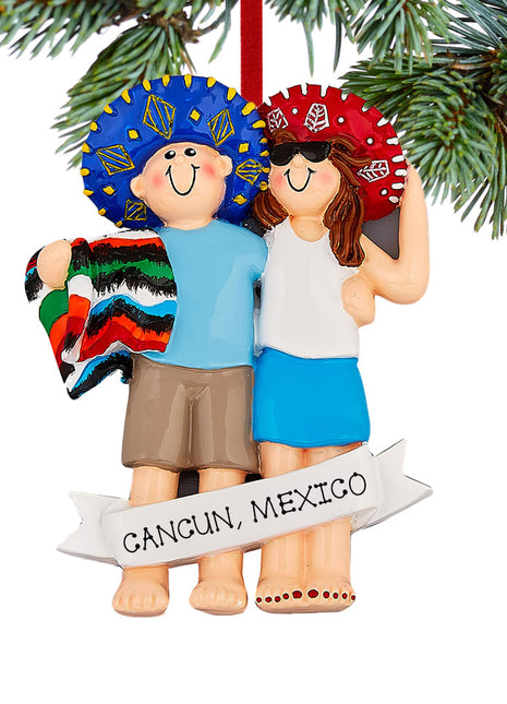 'Love in Mexico" Ornament  by RUDOLPH AND ME Ornament