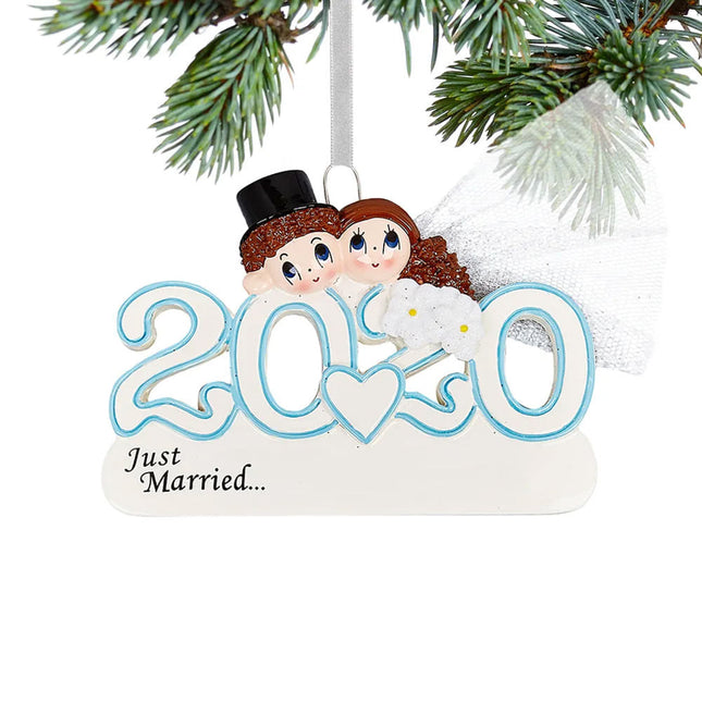Dated Wedding Ornament