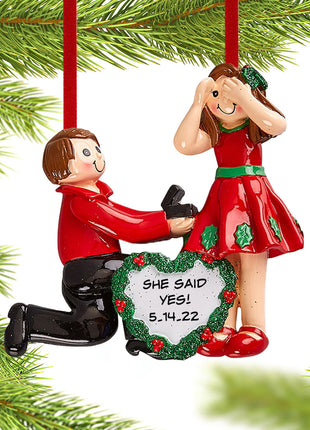 Proposal Ornament  by RUDOLPH AND ME Ornament