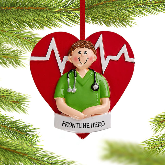keepsake personalized doctor christmas ornament – Christmas ornament, holiday tree decoration or gift
