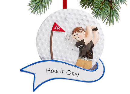 keepsake personalized golf boy christmas ornament – Christmas ornament, holiday tree decoration or gift