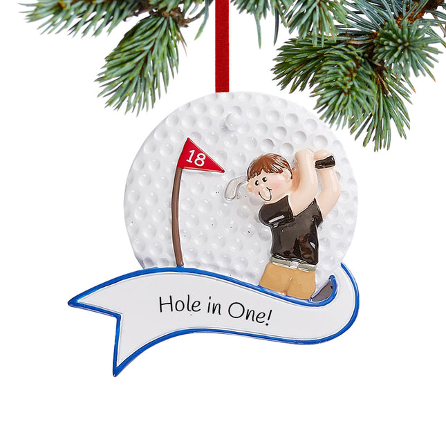 keepsake personalized golf boy christmas ornament – Christmas ornament, holiday tree decoration or gift