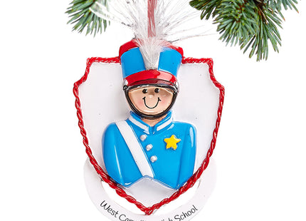 personalized personalized marching band boy christmas ornament – Christmas ornament, holiday tree decoration or gift