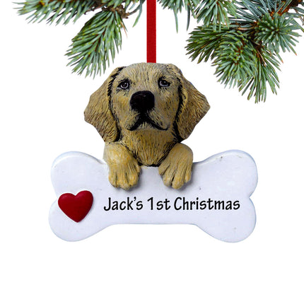 Yellow Labrador Retriever Ornament