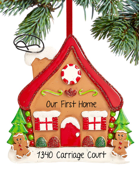 Gingerbread House Ornament  by RUDOLPH AND ME Ornament