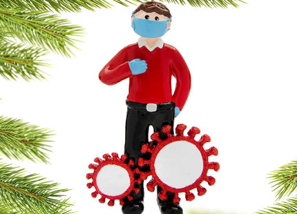 engraved personalized world's best resident christmas ornament – Christmas ornament, holiday tree decoration or gift