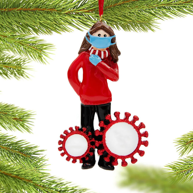 keepsake personalized world's best nurse christmas ornament – Christmas ornament, holiday tree decoration or gift
