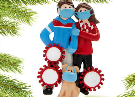 decorative personalized healthcare family christmas ornament – Christmas ornament, holiday tree decoration or gift