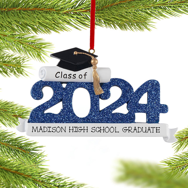 Dated Graduation Personalized Ornament
