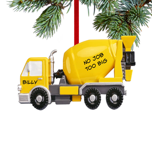 Cement Truck Ornament