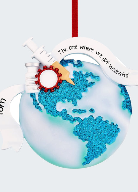 Vaccinate the World Ornament