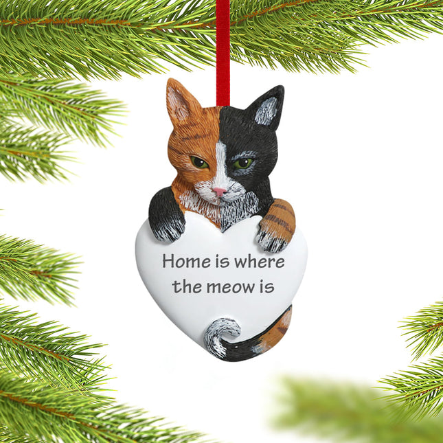Calico Cat Ornament