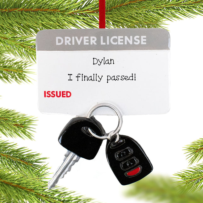 Driver's License Ornament