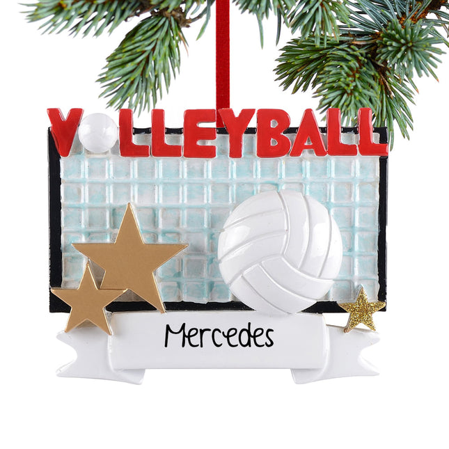 Volleyball Net Christmas Ornament