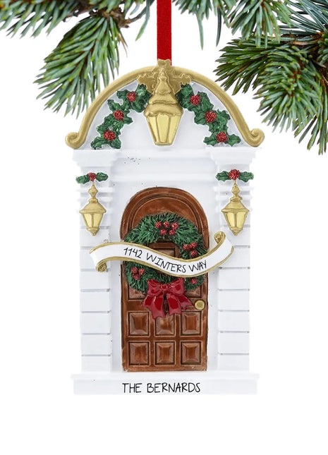 Holly Door Ornament  by RUDOLPH AND ME Ornament