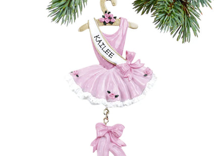 decorative personalized ballet tutu - 2 sided christmas ornament – Christmas ornament, holiday tree decoration or gift