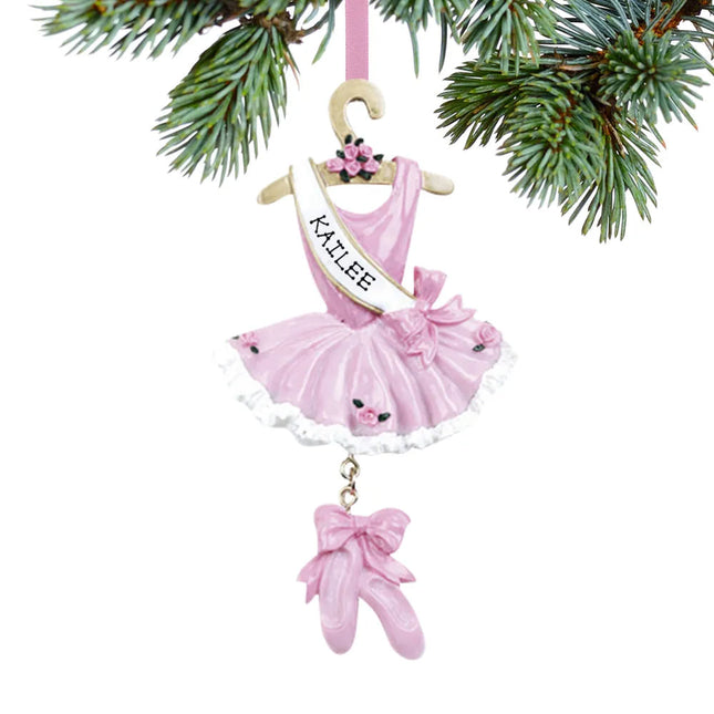 decorative personalized ballet tutu - 2 sided christmas ornament – Christmas ornament, holiday tree decoration or gift