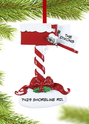 Red Mailbox Ornament  by RUDOLPH AND ME Ornament