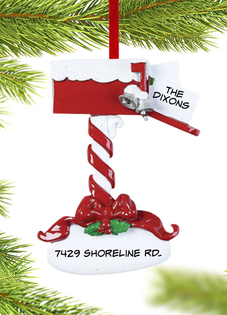 Red Mailbox Ornament  by RUDOLPH AND ME Ornament